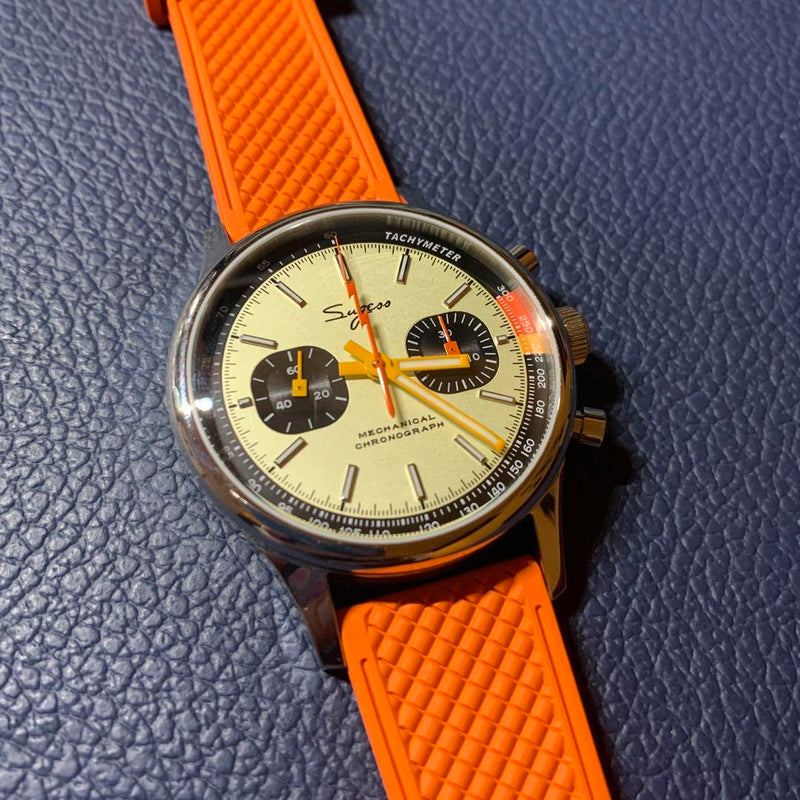 Sugess Pilot Watch Hand-wound Chronograph St1901 Mechanical Mens Watch Aviator