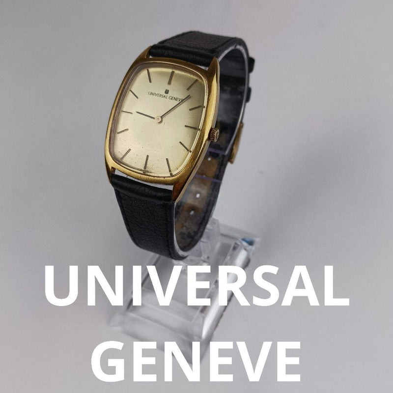 Working Universal Genève Square Watch Vintage Style Mechanical Movement
