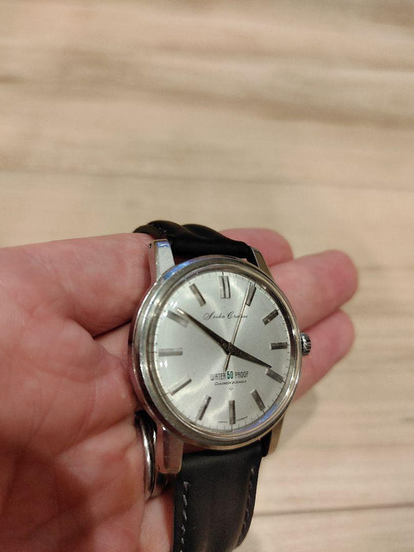 Chronos Hand-wound Watch Waterproof Model Vintage Mens Analog Wristwatch