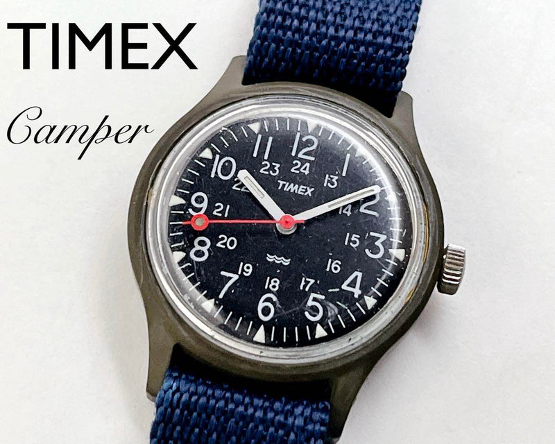 Timex Camper Hand-wound Watch Military Vintage Style Analog Durable Everyday Use
