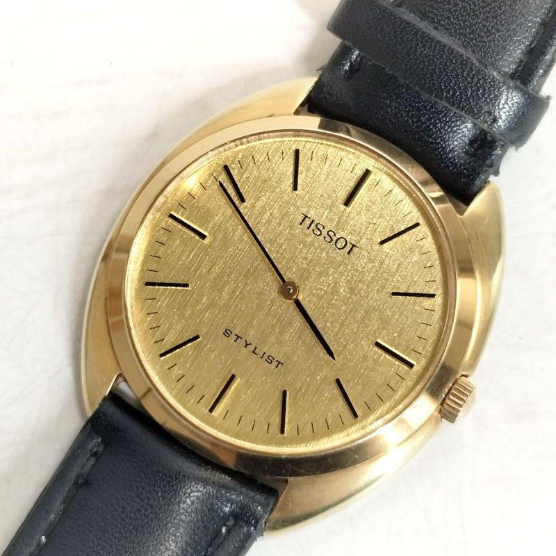 Stylist 7-41077 Gold Plated Hand-winding Watch Vintage Dress Watch