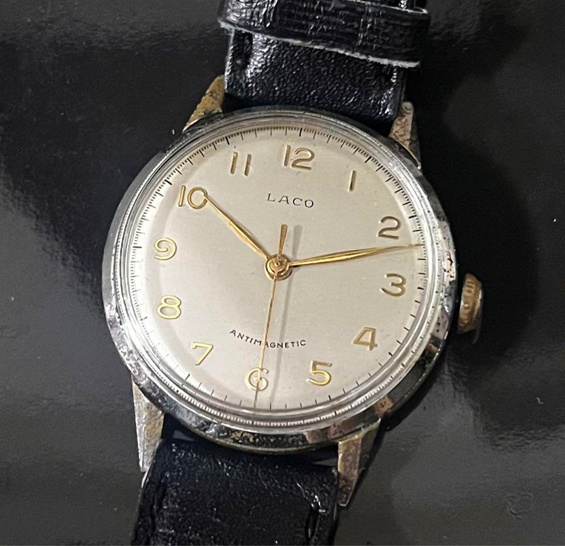 Laco Hand-wound German Watch Pilot Style Flieger Mechanical Stainless Steel