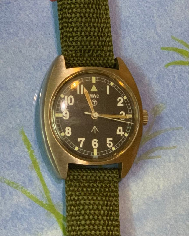 Mwc Pilot Watch Military Vintage Quartz Field Watch Sapphire Crystal 300m Water