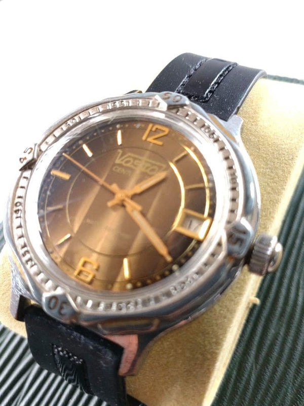 Antique Russian  Komandirskie Gold Dial Military Watch Vintage Collectible