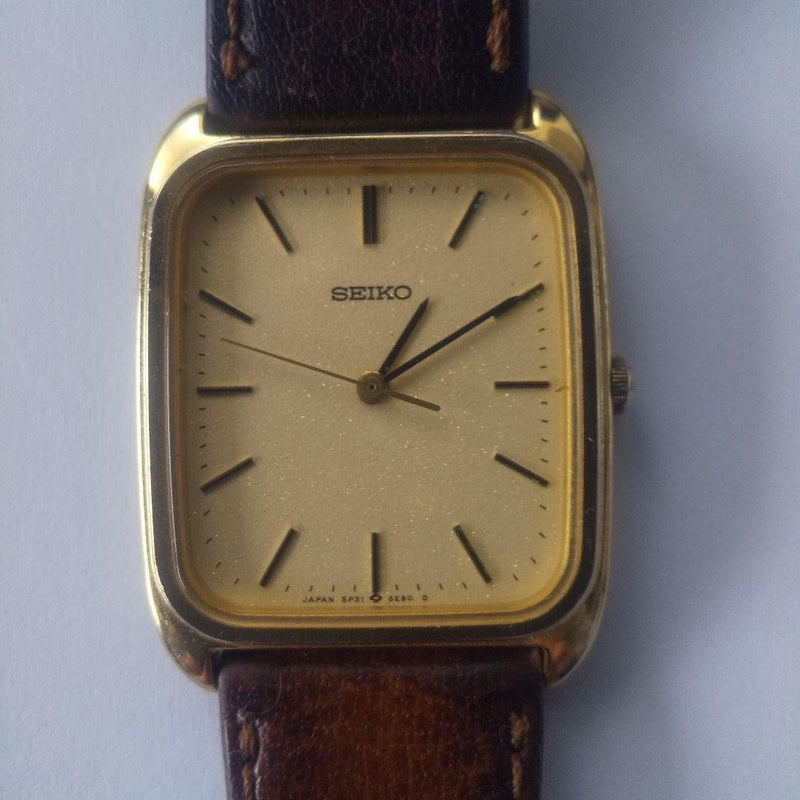 960494 Hand-wound Watch Gold Finish Vintage Style Mechanical Movement