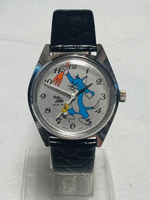 Tom And Jerry Hand-winding Watch W/ Band Collectible Mechanical Watch 24+