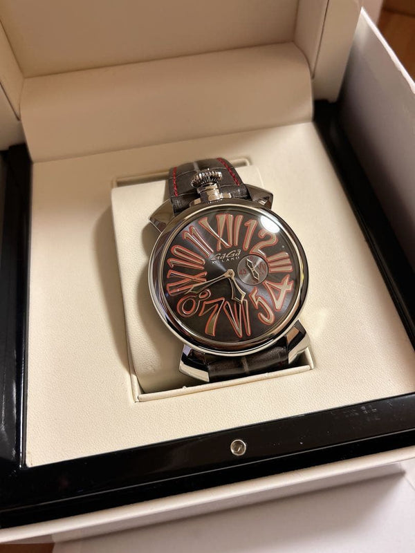 Gaga Milano 5084 Manuale Quartz Watch Swiss Made Wristwatch Mens Fashion Analog