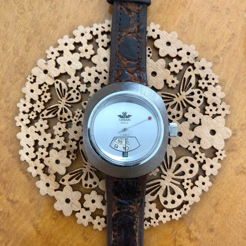 Hand-wound Watch Mecha-digi Urbain Max 17 Jewels Mechanical Wristwatch For Men