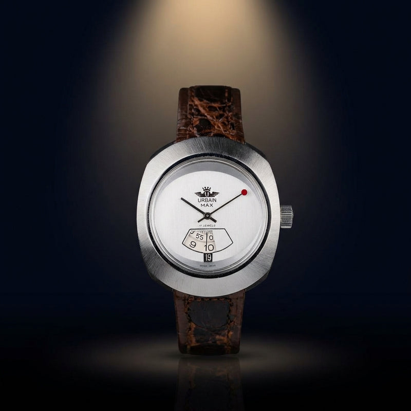 Hand-wound Watch Mecha-digi  Max 17 Jewels Mechanical Wristwatch For Men