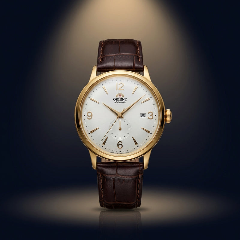 Watch (Gold) Mens Wrist Watch Mechanical Water Resistant