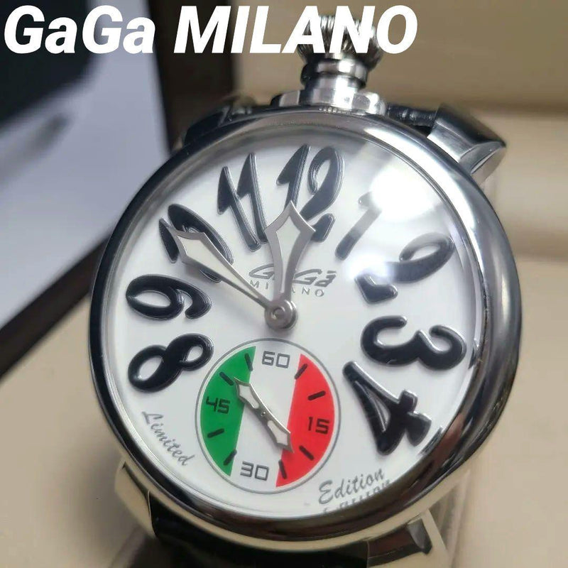 Gaga Milano Manuale 48mm Limited Edition 299 Pieces Hand-wound Mechanical Watch
