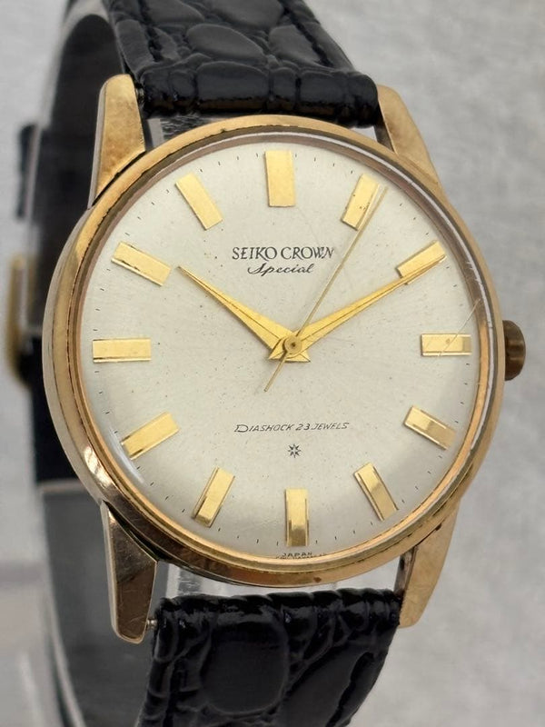 Crown Special J14100 Hand-wound Mens Watch Vintage Mechanical Dress Watch