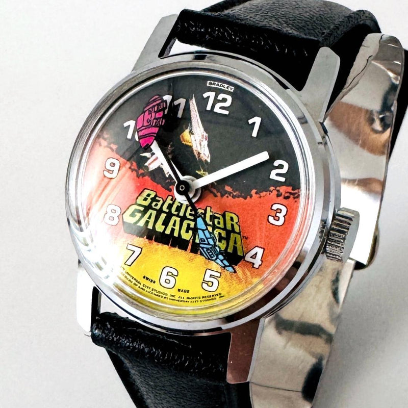 Bradley Battle Star Galactica Hand-wound Watch 1978 Vintage Sci-fi Collectors