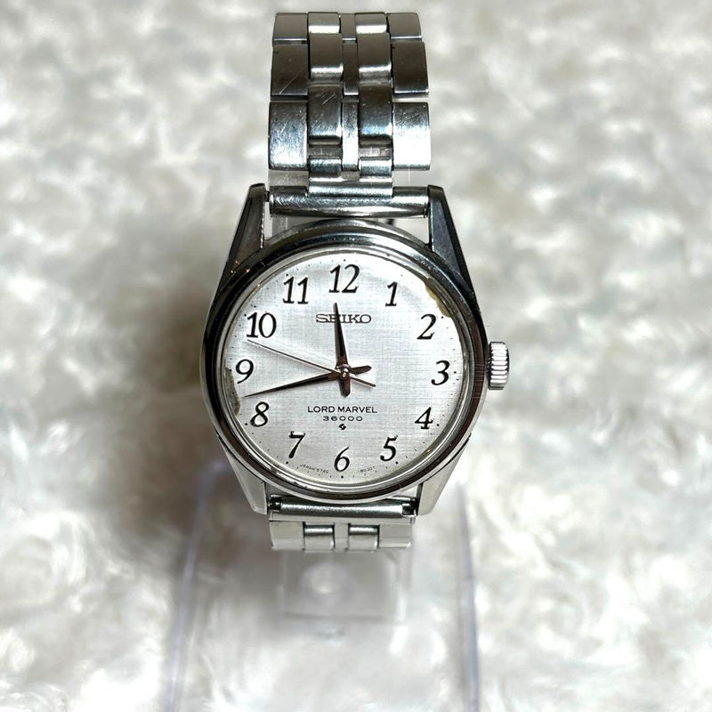 Lord Marvel 36000 5740-8000 Watch Silk Dial Vintage Mechanical