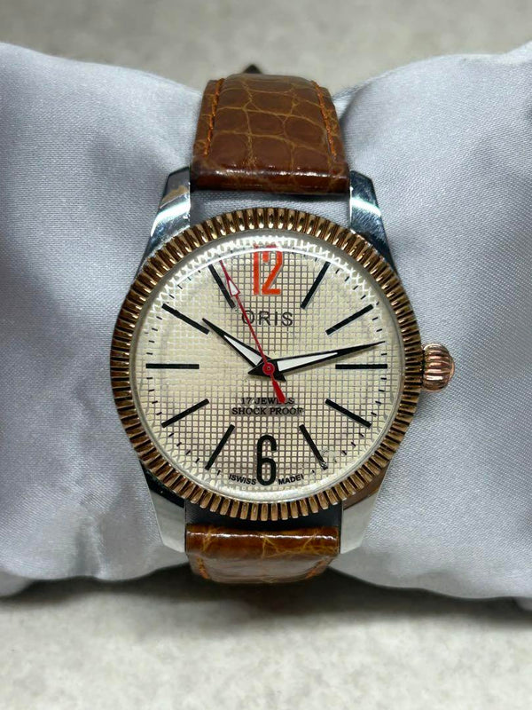 Vintage  Manual Wind Swiss Mens Watch Classic Mechanical Wristwatch