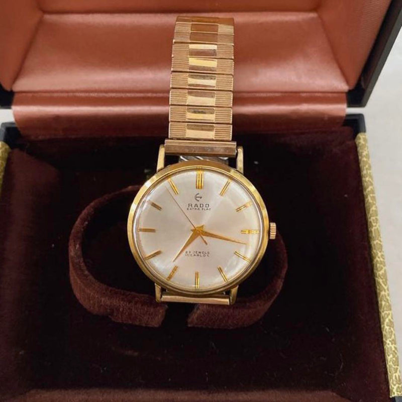 Extra Flat 23 Jewels Vintage Watch Swiss Made Classic Dress Watch