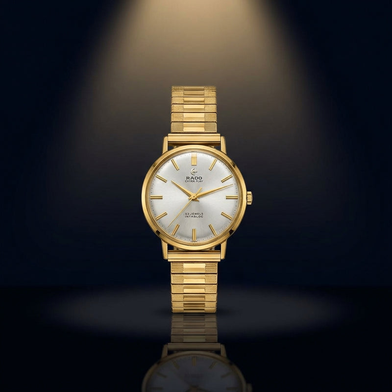Extra Flat 23 Jewels Vintage Watch Swiss Made Classic Dress Watch