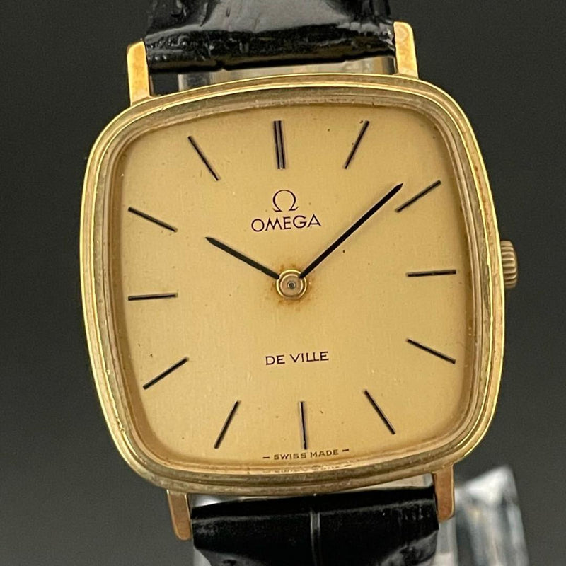 Omega De Ville 30mm Manual-wind Cal. 625 Gold Mens Wristwatch Vintage Dress