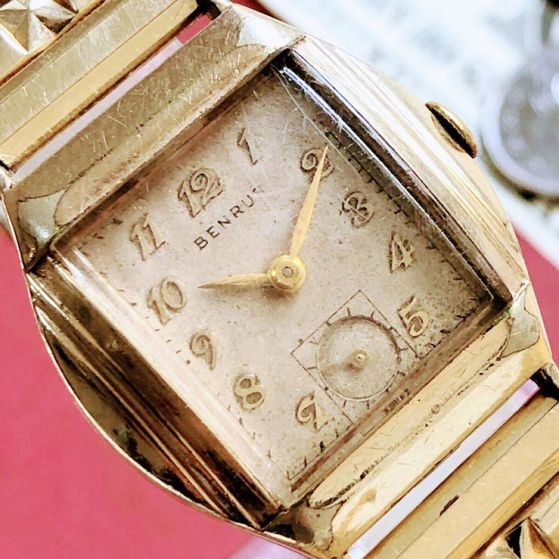 3735 Mens Watch Hand-wound Antique Working Stylish Dress Watch