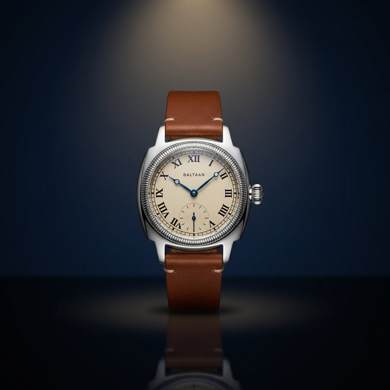 Watch Mens  Wristwatch Vintage Pilot Style Sapphire Crystal