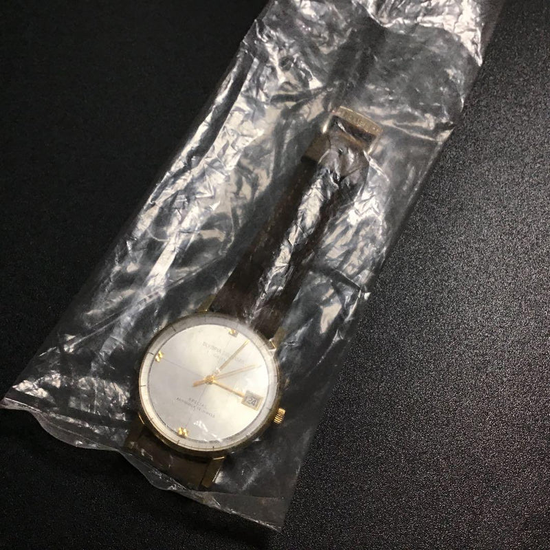 Olympia Calendar Hand-winding Watch Dead Stock Vintage Mechanical