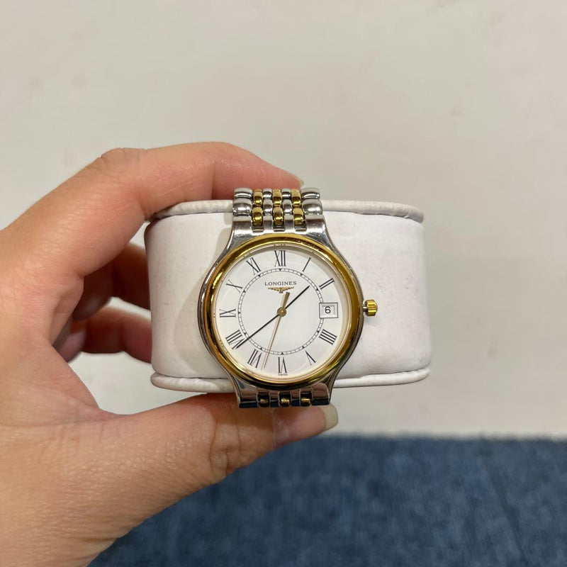 La Grande Classique Date L5.631.3 Swiss Watch Elegant Stainless Steel