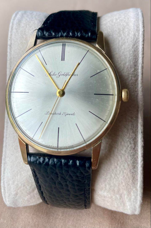 Goldfeather Manual Wind Analog Watch Vintage Dress Watch Mechanical