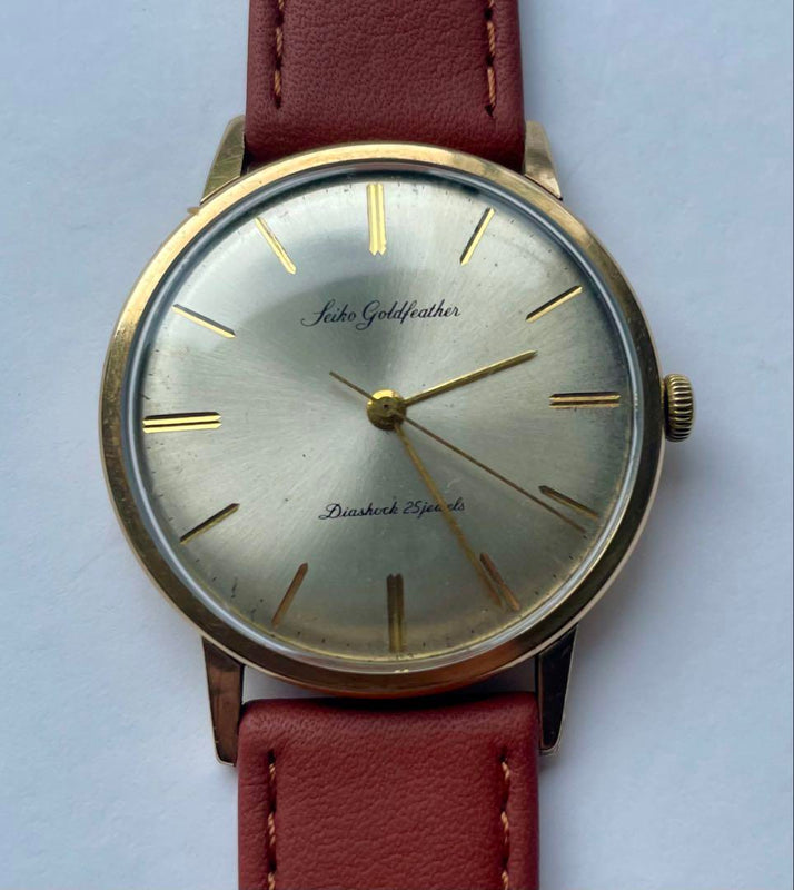 Goldfeather Manual-wind Analog Watch Vintage Dress Watch Mechanical