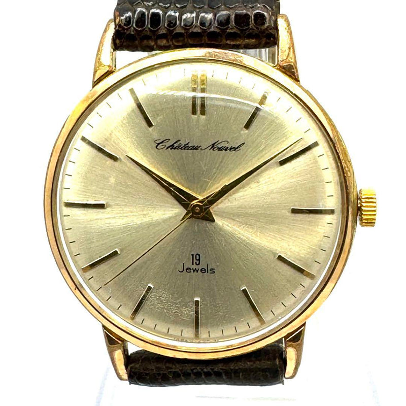 Chateau-neuf 19-jewel Hand-wound Watch Serviced/overhauled Vintage