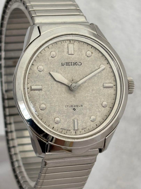 Braille Watch 6618-8001 Hand-winding Opening Crystal Mens Tactile