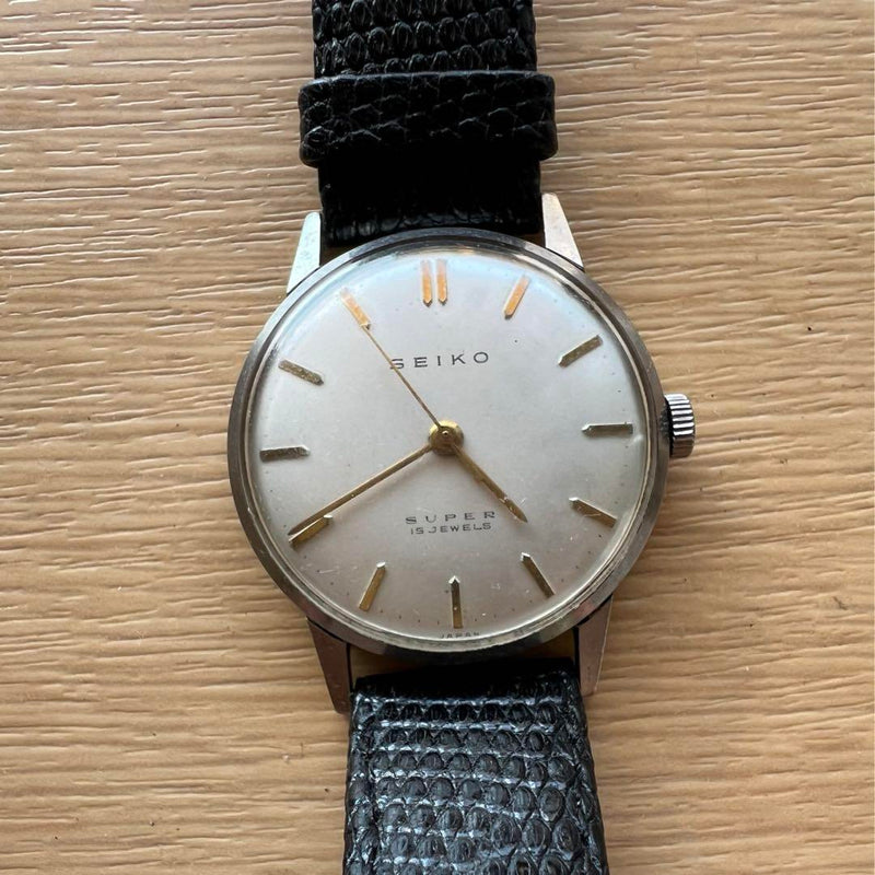 Hand-wound Watch Super 15 Jewels Vintage Mechanical Wristwatch