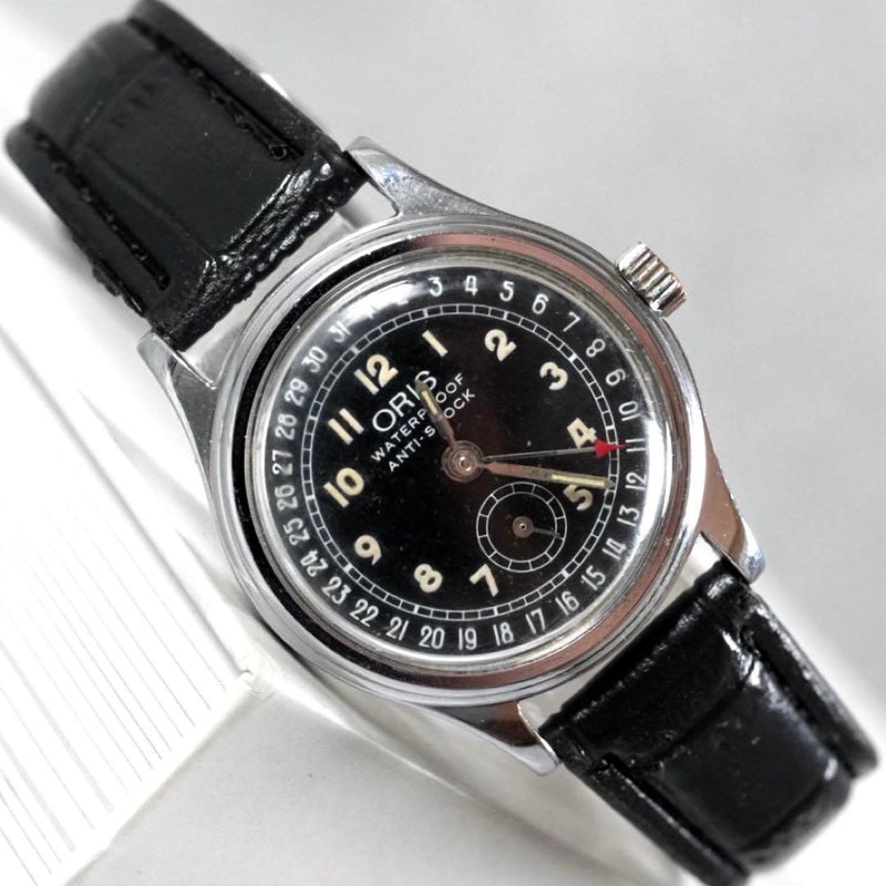 Pointer Date Vintage Small Seconds Mens Watch Manual Wind Wristwatch