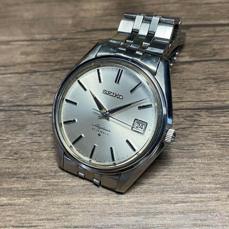 Skyliner 6102-8000 1973 Hand-winding Watch 21 Jewels Serviced Vintage