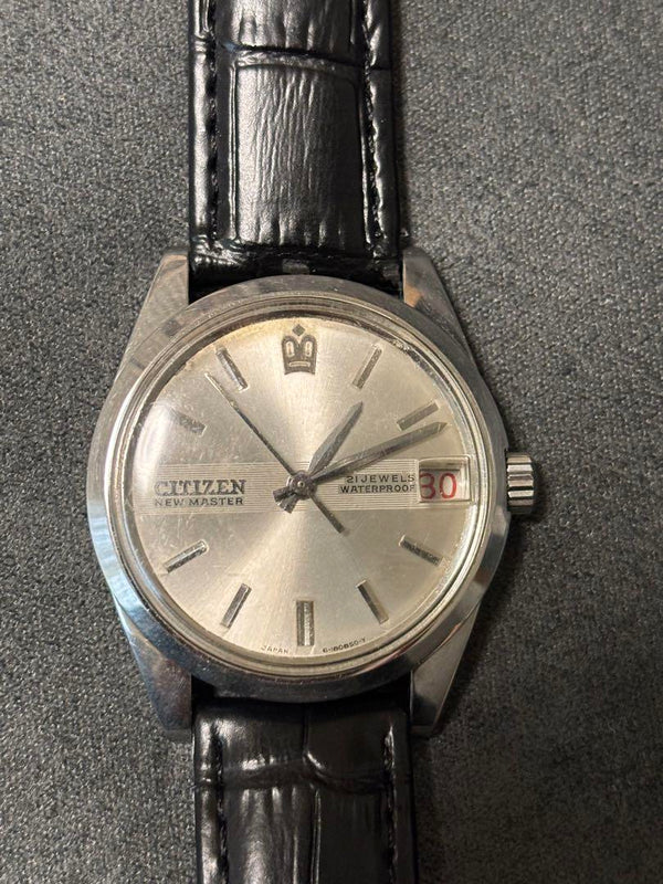 Working  Newmaster Hand-winding Wristwatch Vintage Mechanical Watch