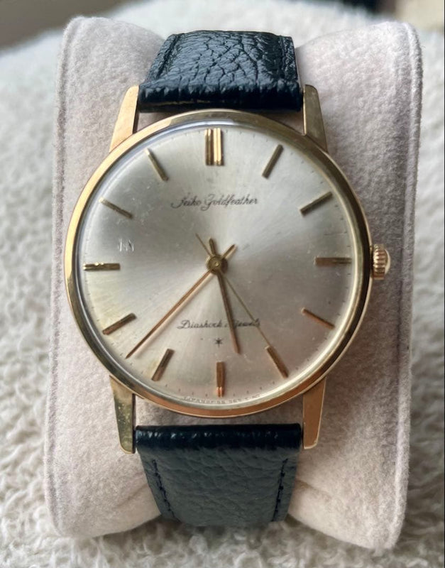 Goldfeather Hand-winding Watch Silver Dial 25 Jewels Vintage Dress Watch