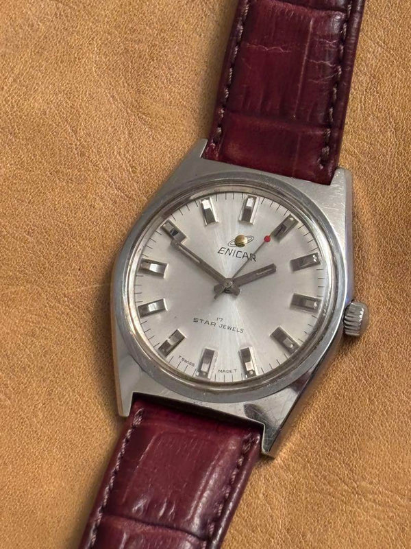 Manual Wind Watch Working Screw-back Case Vintage Wristwatch Collectible