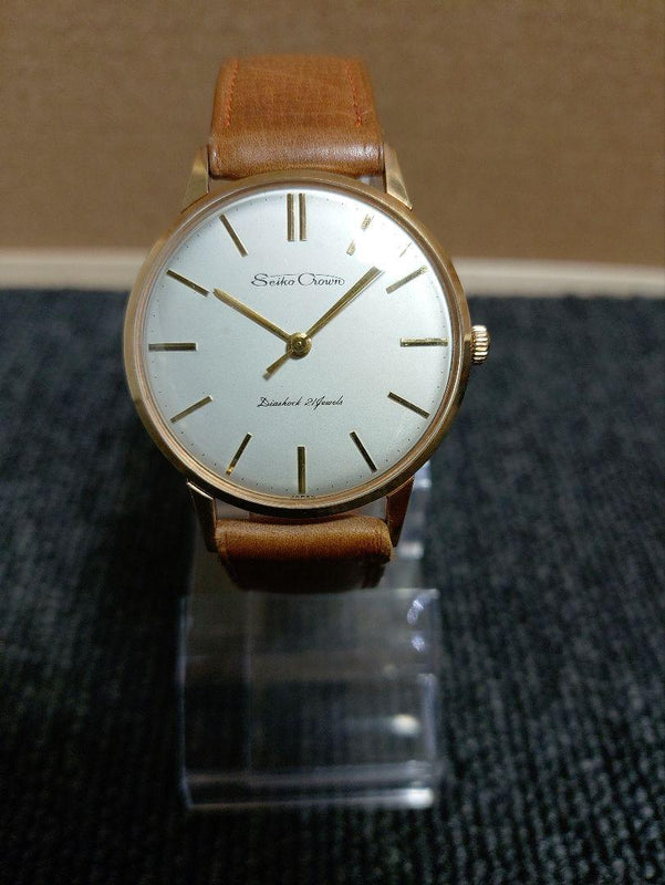 Cronos 260 Watch Diashock 21 Jewels Hand-winding Mechanical Vintage Dress