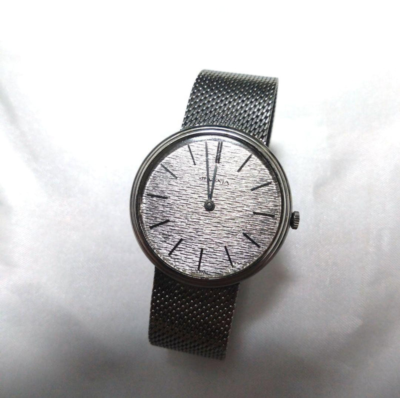 Silver Dial Manual Wind Watch Vintage Style Working Condition