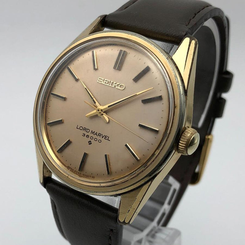 Serviced  Lord Marvel 36000 1969 Hand-winding Watch. Vintage Mechanical