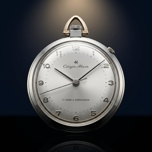 Luxury watch - 11005 Citizen Alarm Pocket Watch Vintage Mechanica