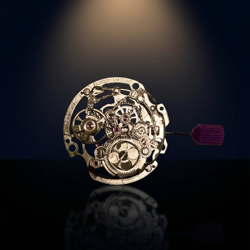 Star Royal Hand-winding Watch Movement Silver Mechanical Watch Parts