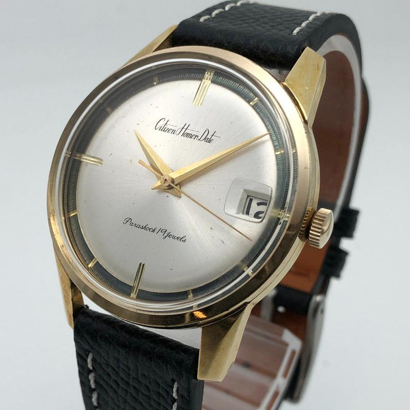 Homer Date Hand-wound Watch Serviced Dial Vintage 1963 Mens Dress Watch