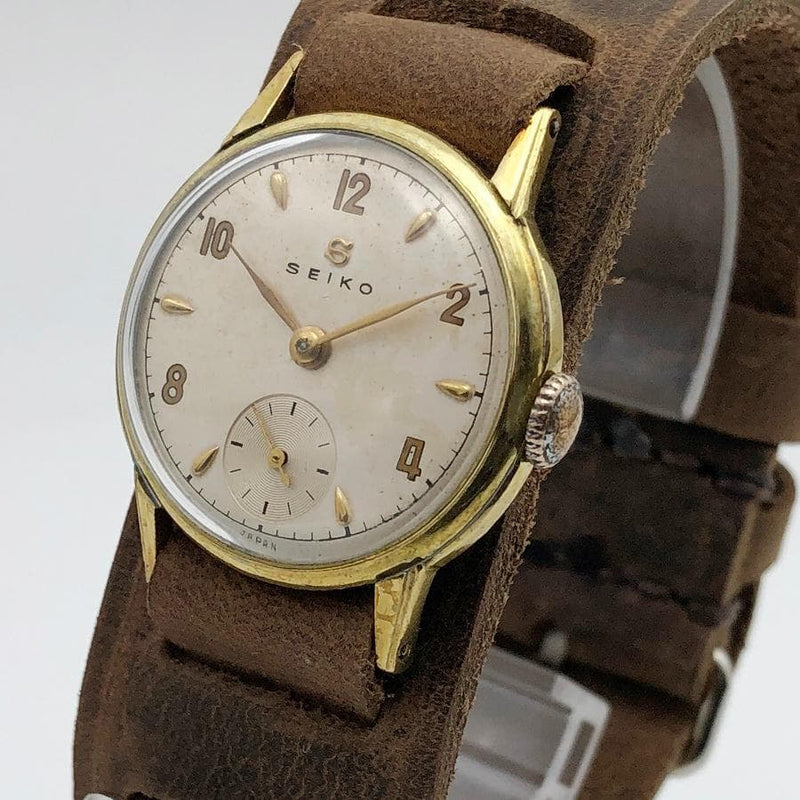 Overhauled  New 10b Small Seconds Watch Seikosha 1948 Vintage Mechanical
