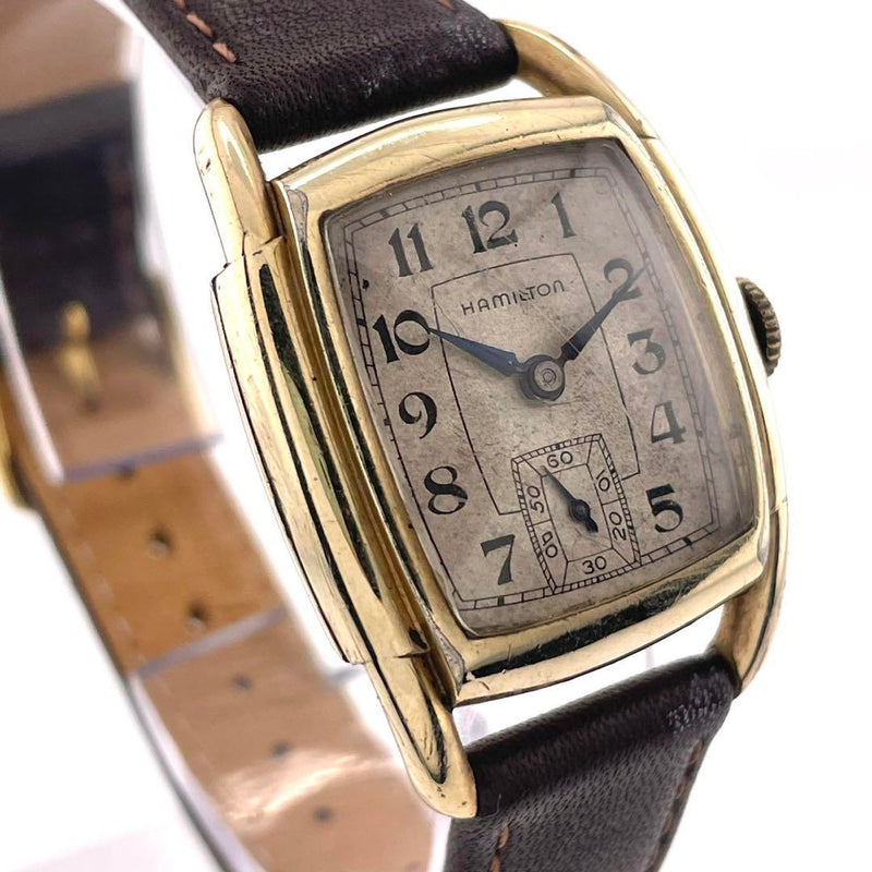 10k Gold-filled Vintage Hand-wound Watch Small Seconds Working