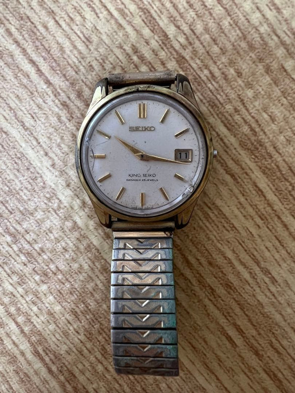 King Seiko Ks 4402-8000 Mens Watch Vintage Mechanical Wristwatch