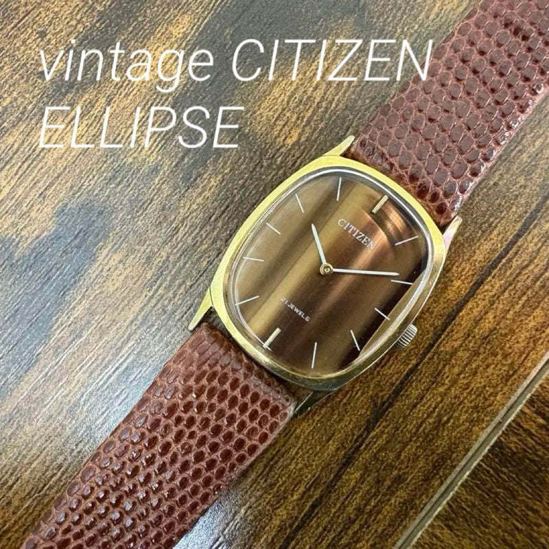 Vintage  Ellipse Hand-winding Mens Watch Classic Mechanical Dress