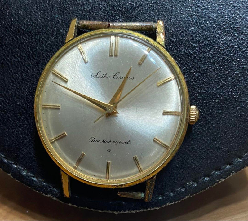 Cronos Hand-wound Watch 21 Jewels Mechanical Movement Classic Dress Watch