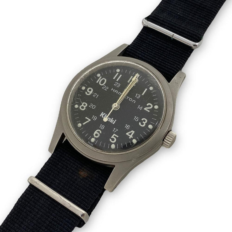 Khaki 9415a Mens Watch Rare Swiss  Vintage Military Style