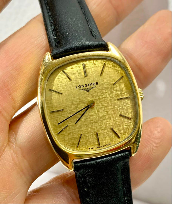 Day-date 832 6190 Watch Manual Winding Square Wristwatch Cal. 528