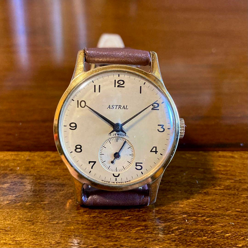 Astral Antique Hand-winding Wristwatch Working Collectible Timepiece